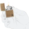 Armor® Antique Brass Flame Design