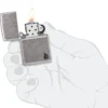 Armor® Antique Silver Flame Design