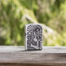 Armor® Antique Silver Mountain Design