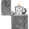 Armor® Antique Silver Mountain Design