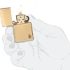Armor® High Polish Brass Flame Design