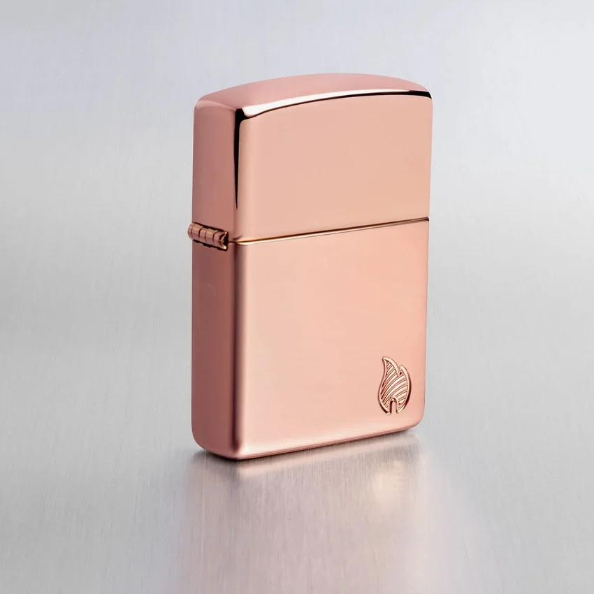 Armor® High Polish Rose Gold Flame Design Armor® High Polish Rose Gold Flame Design