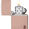 Armor® High Polish Rose Gold Flame Design Armor® High Polish Rose Gold Flame Design