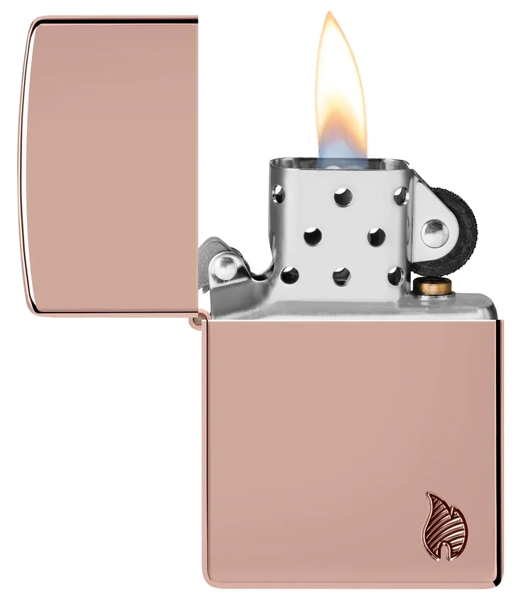 Armor® High Polish Rose Gold Flame Design Armor® High Polish Rose Gold Flame Design