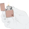 Armor® High Polish Rose Gold Flame Design Armor® High Polish Rose Gold Flame Design