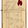 Armor® High Polished Brass Abstract Logo