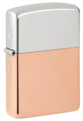 Bimetal Case Lighter – Sterling Silver Lid