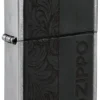 Black Leather Emblem – Zippo Design