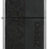 Black Leather Emblem – Zippo Design