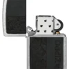 Black Leather Emblem – Zippo Design