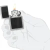 Black Leather Emblem – Zippo Design