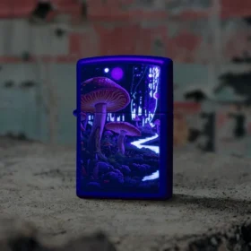 Black Light Mushroom Design