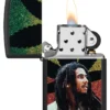 Bob Marley Leaf Silhouette Design