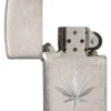 Chrome Marijuana Leaf Design
