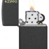 Classic Black Crackle® Zippo Logo