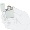 Classic Glacier Zippo Logo