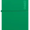 Classic Grass Green Matte Zippo Logo Classic Grass Green Matte Zippo Logo