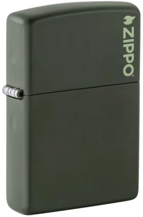 Classic Green Matte Zippo Logo