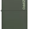 Classic Green Matte Zippo Logo