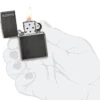 Classic Grey Zippo Logo