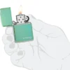Classic High Polish Green Zippo Logo
