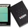 Classic High Polish Green Zippo Logo