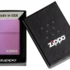 Classic High Polish Purple Zippo Logo
