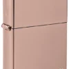 Classic High Polish Rose Gold Zippo Logo