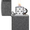 Classic Iron Stone Zippo Logo