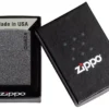 Classic Iron Stone Zippo Logo