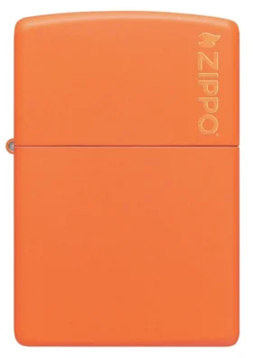 Classic Orange Matte Zippo Logo