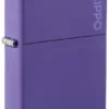 Classic Purple Matte Zippo Logo