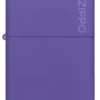 Classic Purple Matte Zippo Logo