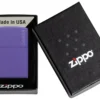 Classic Purple Matte Zippo Logo