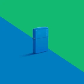 Classic Sky Blue Matte Zippo Logo