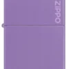 Classic Smoky Lavender Zippo Logo