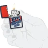 Color Block Zippo Design