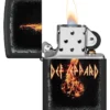 Def Leppard Burning Violin Design