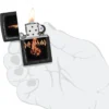 Def Leppard Burning Violin Design