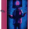 Flame TV Man Design