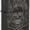 Flaming Skull Design