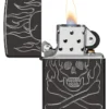 Flaming Skull Design