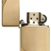 High Polish Brass Vintage with Slashes