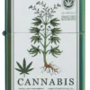 High Polish Green Cannabis Design