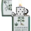 High Polish Green Cannabis Design