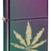 Iridescent Marijuana Leaf