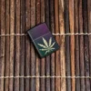 Iridescent Marijuana Leaf