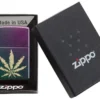 Iridescent Marijuana Leaf