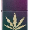 Iridescent Marijuana Leaf