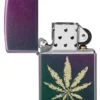 Iridescent Marijuana Leaf